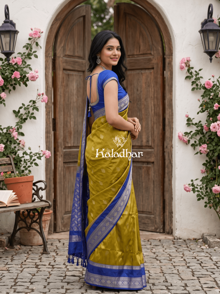 Light weight kanchi pattu sarees for women | purple | zari border | party wear