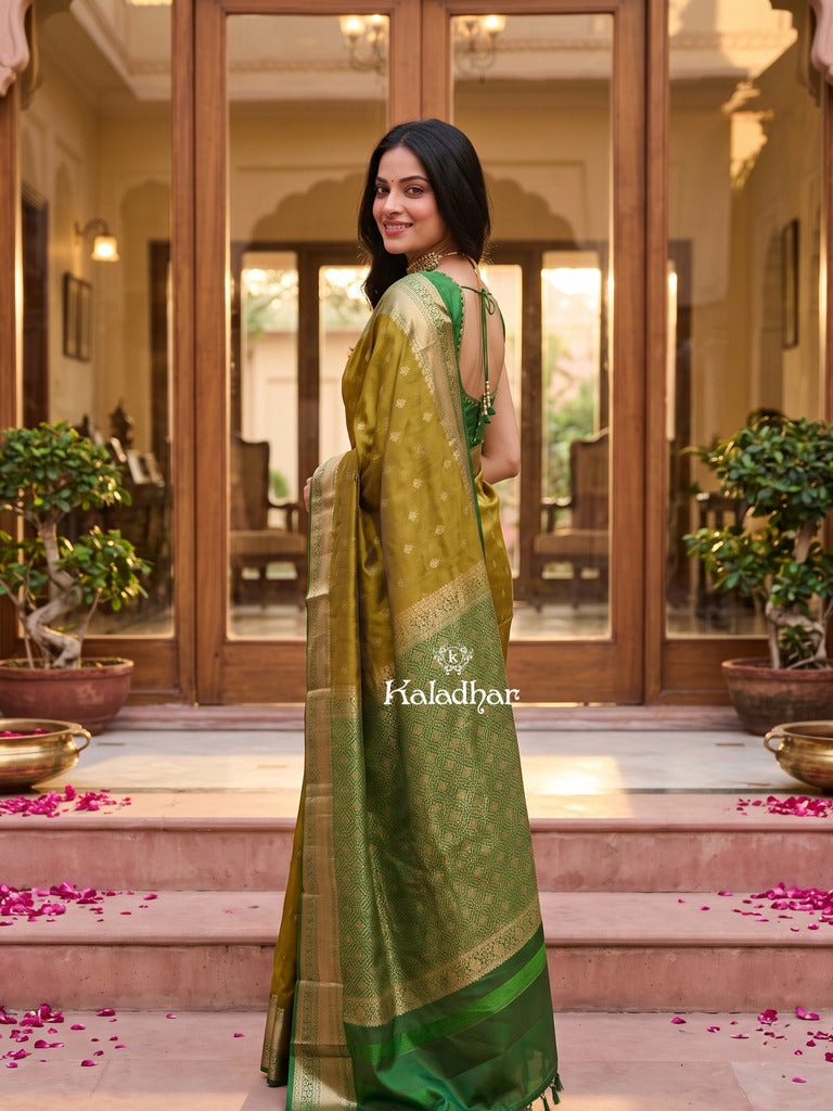 Leight weight kanchi pattu saree for women | royal blue | zari border | party wear
