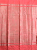 Banaras fancy saree light purple color allover zari motifs & kaddi border with conrast brocade pallu and brocade blouse