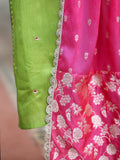 Designer embroidery kurthi for women | green | matching dupatta | festive & party wear