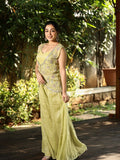 Designer Co-Ord Set for Women | pista green | festive & party wear