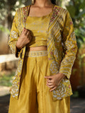 Designer Co-Ord Set for Women | yellow | festive & paty wear