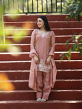 Designer embroidery kuthi set for women | beige | party wear