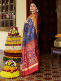 Rajkot patola saree for women | white | contrast border | festive & party wear