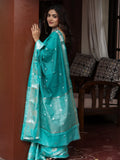 Rocket sarees for women | white | ready to wear | stitched blouse