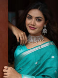 Rocket sarees for women | white | ready to wear | stitched blouse