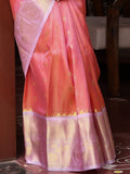 Gadwal pattu saree for women | pink | zari border | wedding sarees