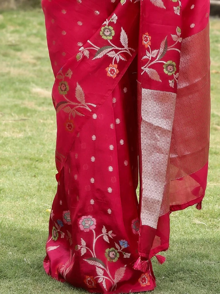 Rocket sarees for women | white | ready to wear | stitched blouse