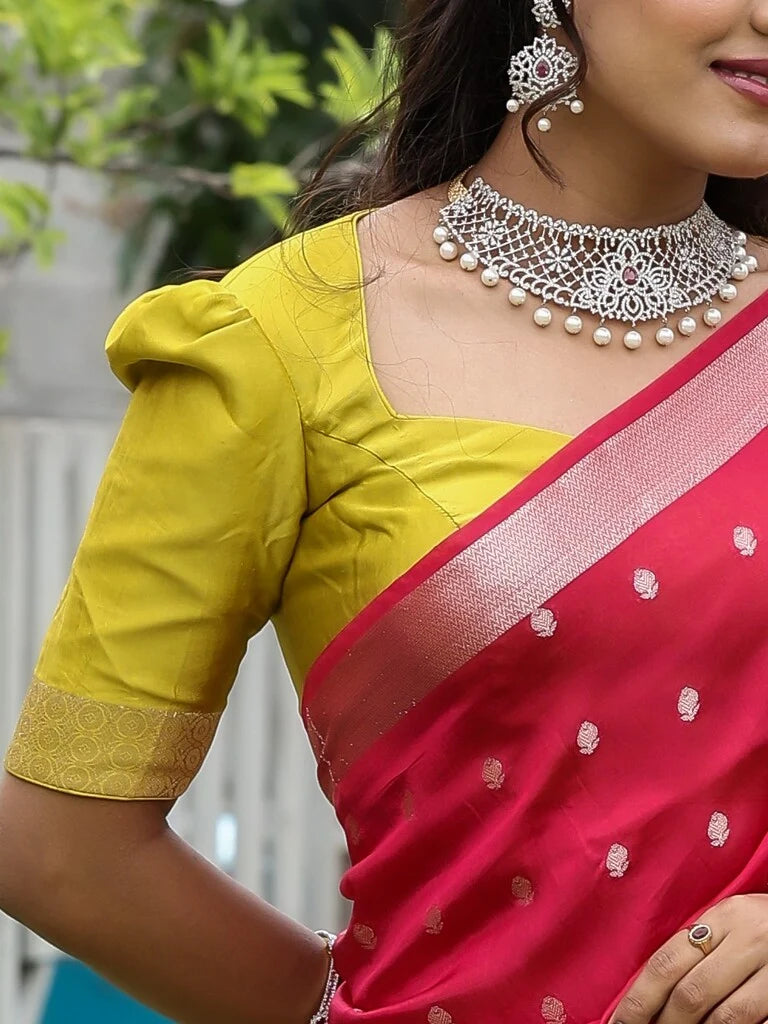 Rocket sarees for women | white | ready to wear | stitched blouse