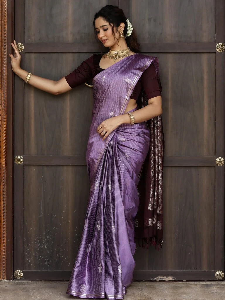 Rocket sarees for women | white | ready to wear | stitched blouse