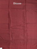Tussar fancy saree allover checks with embroidery border and attached blouse