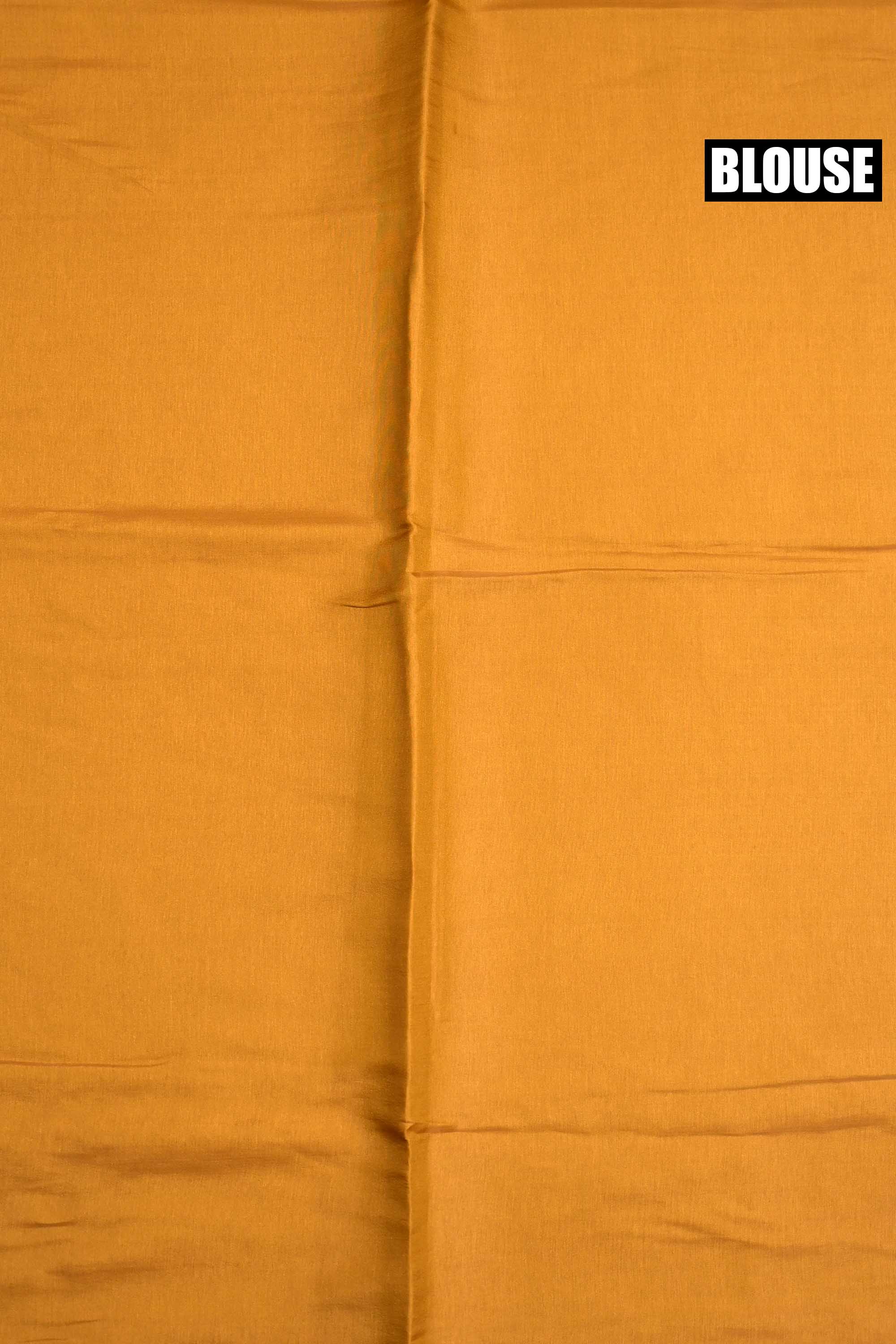 Tussar fancy saree golden yellow color allover thread weaving with self pallu and attached plain blouse