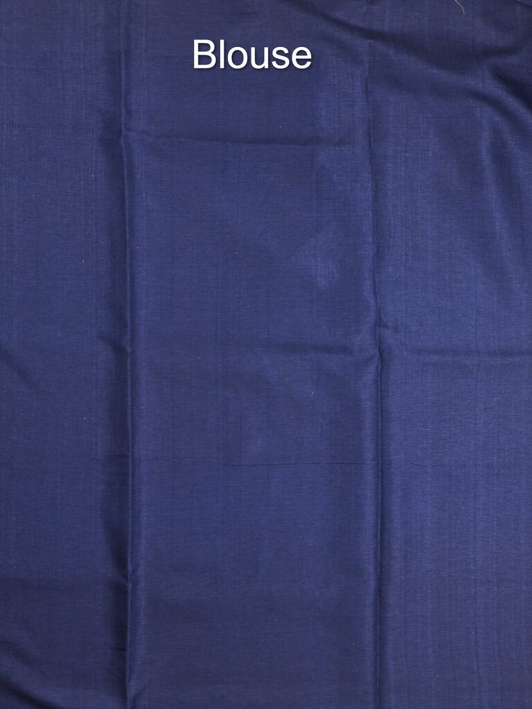 Tussar fancy saree allover checks with embroidery border and attached blouse