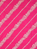 FABRIC ONLY Pink color dola silk fabric - per meter