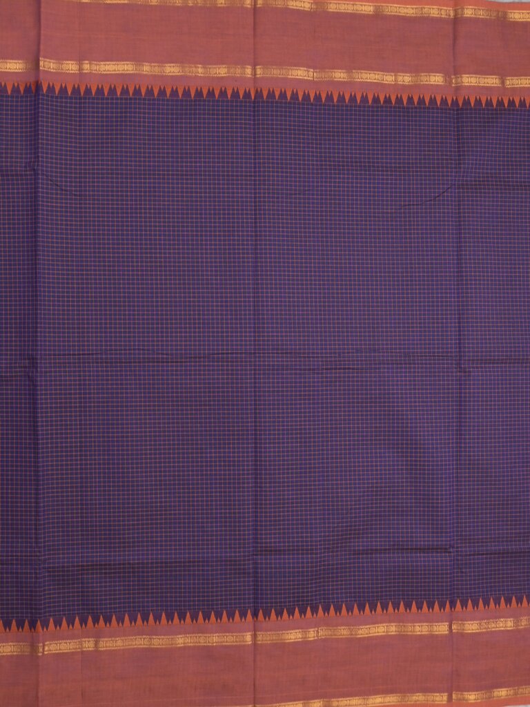 Kanchi cotton plain saree with zari border with attached self blouse