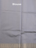 Banaras digital print fancy sarees half white color allover prints & zari border with short pallu and contrast blouse