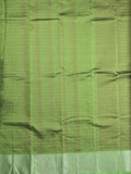 Mangalagiri fancy saree wine color allover zari checks & kaddi border with contrast pallu and plain blouse