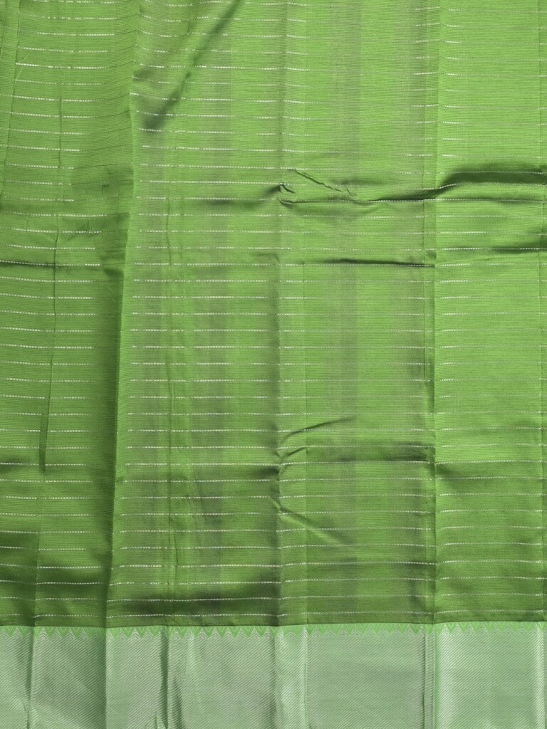Mangalagiri fancy saree royal blue color allover zari checks & kaddi border with contrast pallu and plain blouse