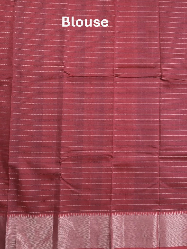 Mangalagiri fancy saree navy blue color allover zari checks & kaddi border with contrast pallu and plain blouse