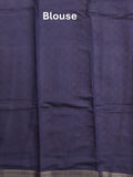 Maheshwari fancy saree maroon color allover prints & zari border with contrast printed pallu and blouse