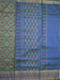 Ikkath fancy saree for women | Black | party wear | Zari border
