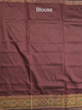Ikkath fancy saree for women | Black | party wear | Zari border