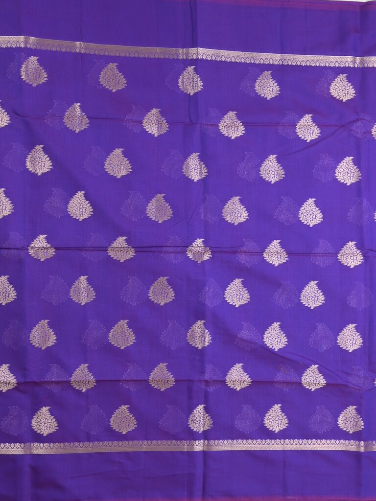Chanderi saree for women | Maroon | Party wear | Zari border