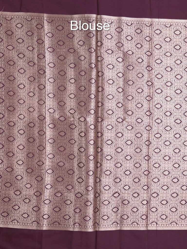 Chanderi saree for women | Maroon | Party wear | Zari border