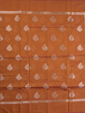 Chanderi saree for women | Maroon | Party wear | Zari border