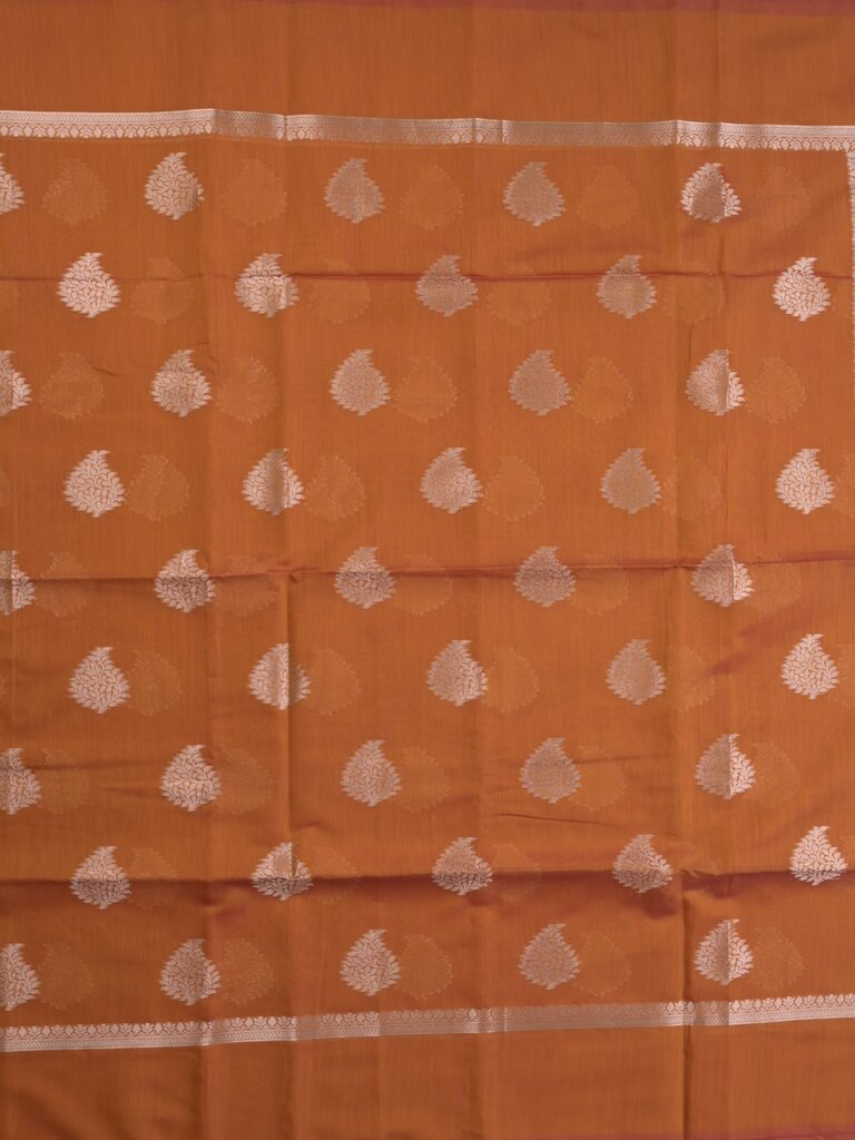 Chanderi saree for women | Maroon | Party wear | Zari border