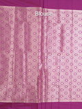 Chanderi saree for women | Maroon | Party wear | Zari border