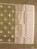 Chanderi saree for women | Maroon | Party wear | Zari border