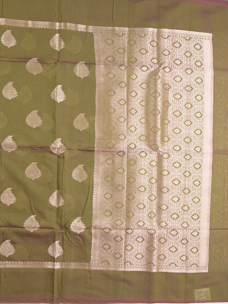 Chanderi saree for women | Maroon | Party wear | Zari border