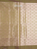 Chanderi saree for women | Maroon | Party wear | Zari border