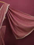 Dola tissue saree for women | Pink | Party wear | Cutwork border