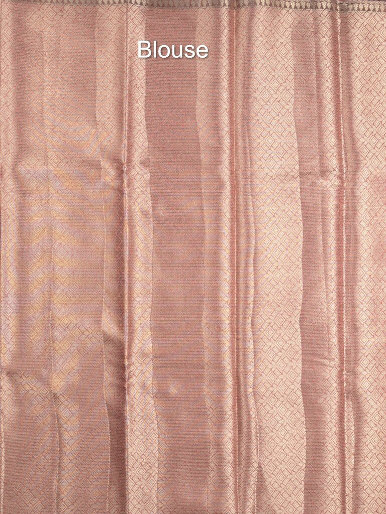 Chanderi tissue saree for women | Pink | Party wear | Zari border