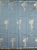 Chanderi tissue saree for women | Pink | Party wear | Zari border