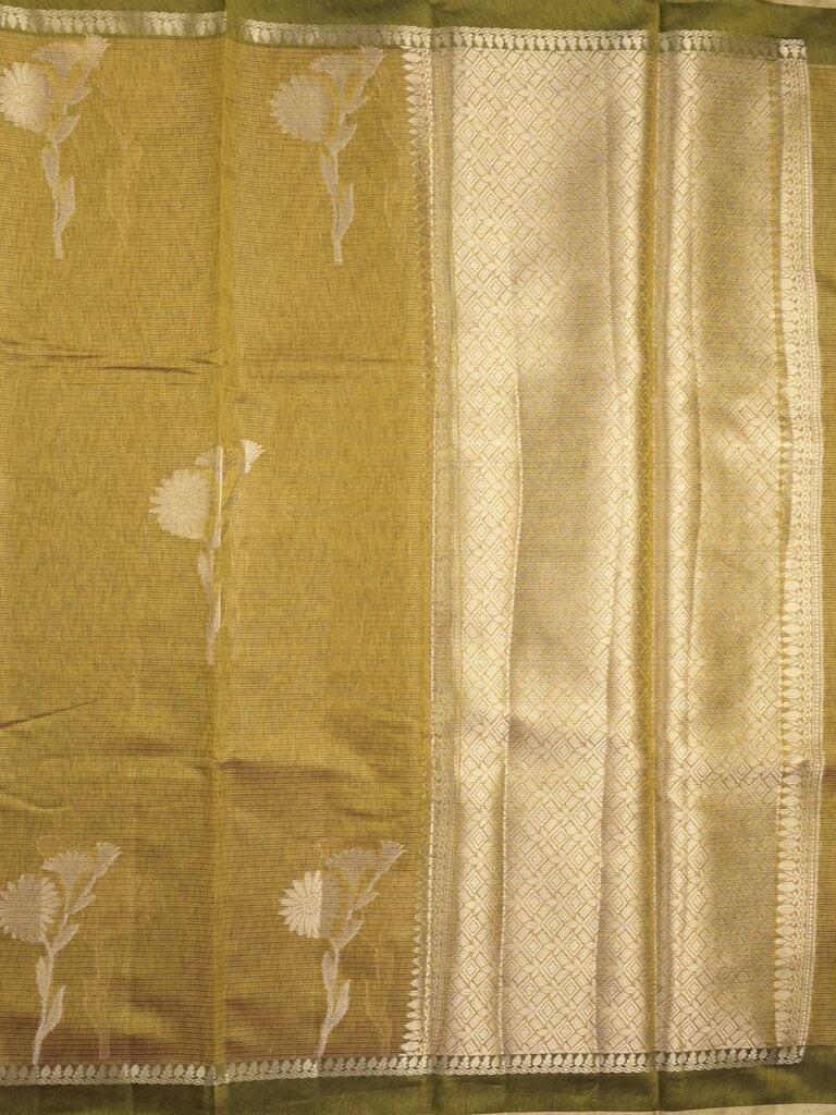 Chanderi tissue saree for women | Pink | Party wear | Zari border