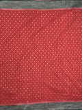 Kora georgette saree for women | Orange | Party wear | Zari border