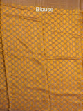 Jute matka fancy saree for women | Pink | Zari border | Partywear