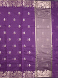 Chanderi fancy saree for women | Black | Zari border | Party wear