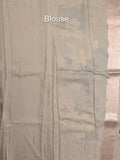 Jute tussar printed fancy saree for women | Green | Party wear | Zari border