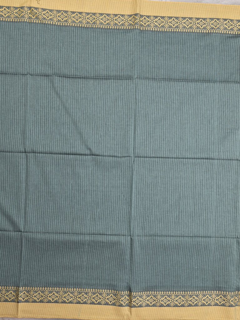Khadi cotton saree for women | Purple | Weaving border | Running blouse