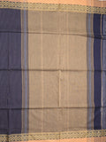 Khadi cotton saree for women | Purple | Weaving border | Running blouse