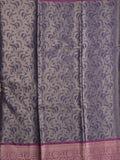 Banaras tissue fancy saree navy blue color allover weaves & zari border with running pallu and self blouse
