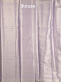 Banaras tissue fancy saree light purple color allover weaves & zari border with rich pallu and self blouse