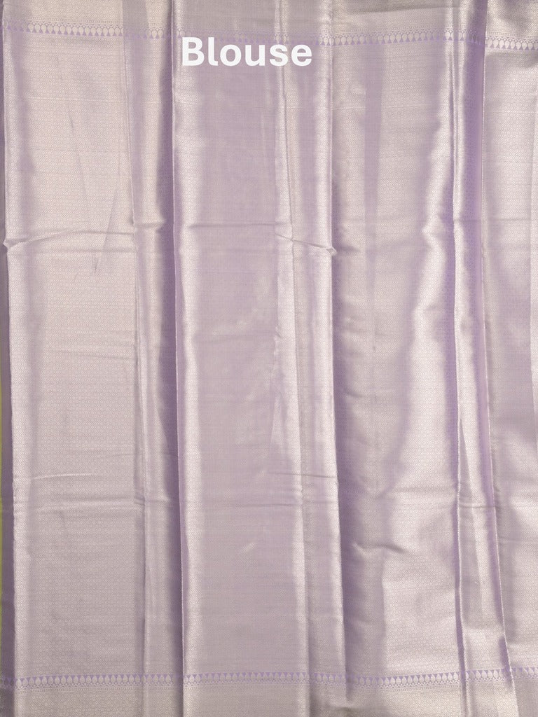 Banaras tissue fancy saree light purple color allover weaves & zari border with rich pallu and self blouse