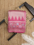 Banaras tissue pattu saree for women | Baby pink | zari border | Party wear