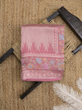 Banaras tissue pattu saree for women | Baby pink | zari border | Party wear