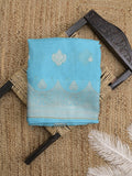 Pure kota fancy saree for women | Parrot green | zari border | party wear